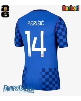 Croația Ivan Perisic #14 Tricou Fotbal Replică Mondial 2026 Barbati Deplasare
